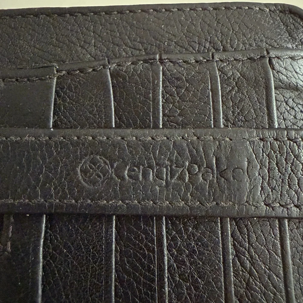 Black Leather C ard Holder  Wallet CengizPake Slim Minimalist Credit Card Case